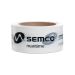 Hvidt Tape med sort Semco Maritime logo, 1 pcs. 