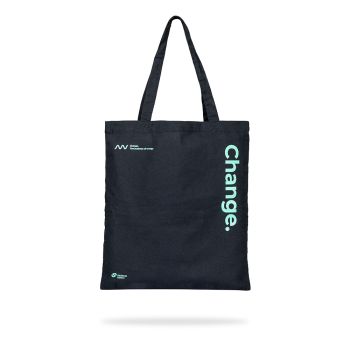 Navy blue Impact Aware Recycled totebag, 10 pcs.